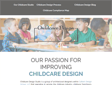 Tablet Screenshot of childcaredesign.com